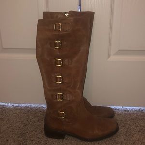 BCBGeneration Brown Leather Riding Boots
